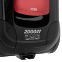 مكنسة كهربائية ال جي بدون كيس، 2000 وات، احمر - VC5420NNTR