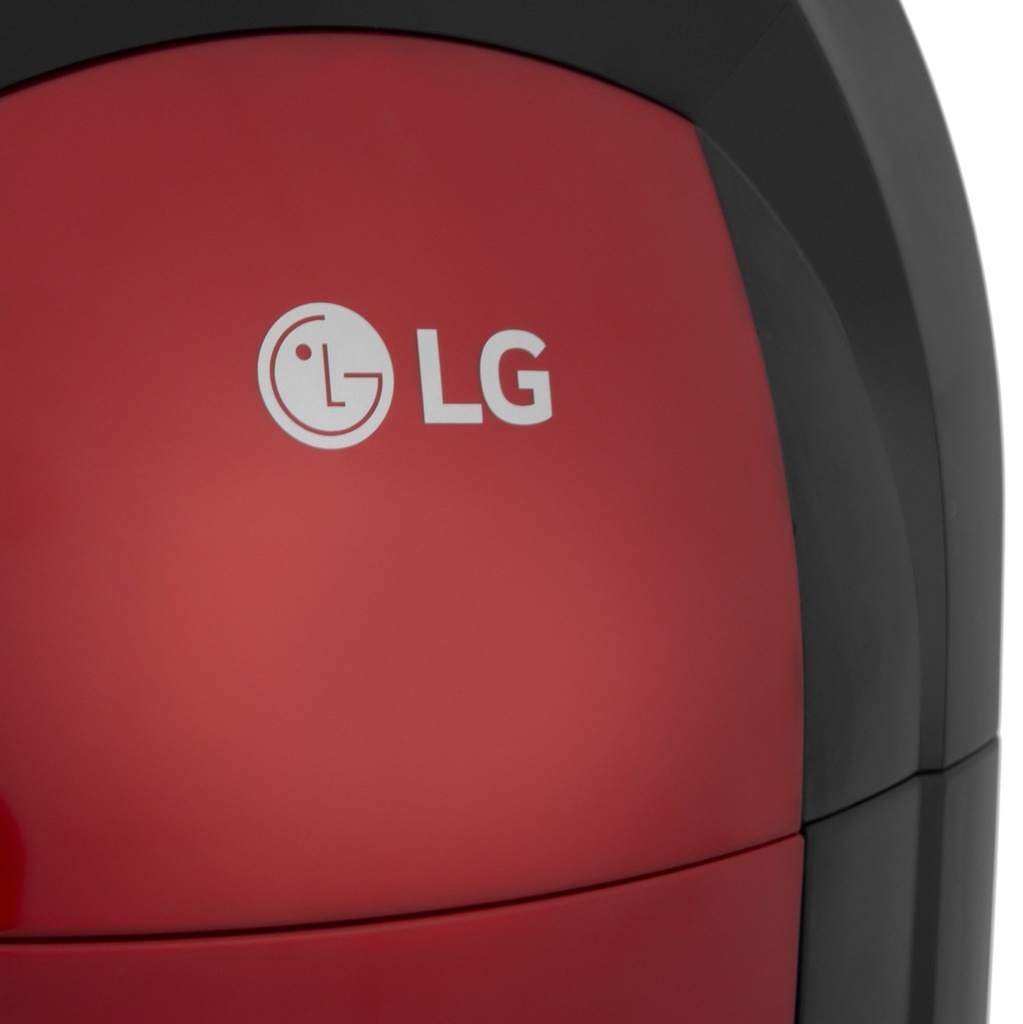 مكنسة كهربائية ال جي بدون كيس، 2000 وات، احمر - VC5420NNTR