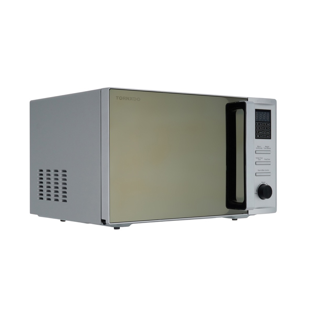 ميكروويف تورنيدو شواية 36 لتر 1000 وات 8 قوائم سيلفر MOM-C36BBE-S