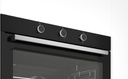 فرن غاز مع شواية مدمجة، 2 مروحة، مقاس 90 سم، موديل BBWHT12104BS، لون أسود من بيكو