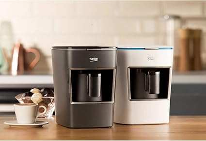 بيكو ماكينة تحضير القهوة كوك سينس - 670 وات - سعة 4 اكواب - زر بلمسة واحدة - TKM 2341، أسود، الألومنيوم