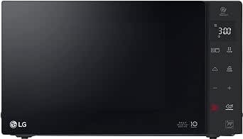 ميكروويف ال جي نيو شيف من غير شوايه، سعة 25 لتر، اسود
