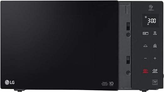 ميكروويف ال جي نيو شيف من غير شوايه، سعة 25 لتر، اسود