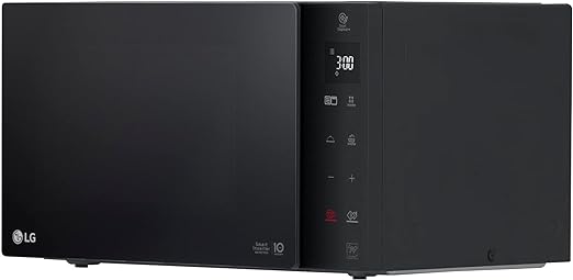 ميكروويف ال جي نيو شيف من غير شوايه، سعة 25 لتر، اسود