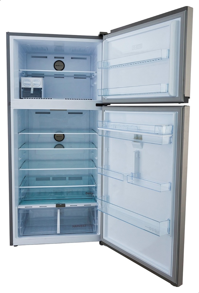 ثلاجة بيكو نوفروست، موتور انفرتر، 630 لتر، ستانلس ستيل - RDNE650E60XP