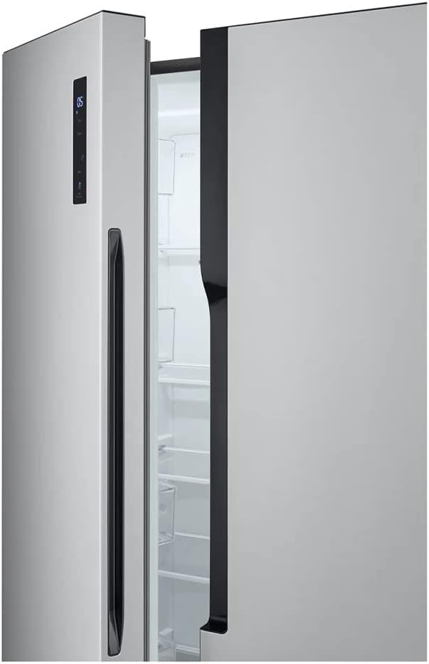 ثلاجة نوفروست ال جي بموتور انفرتر، 519 لتر، فضي - GCFB507PQAM