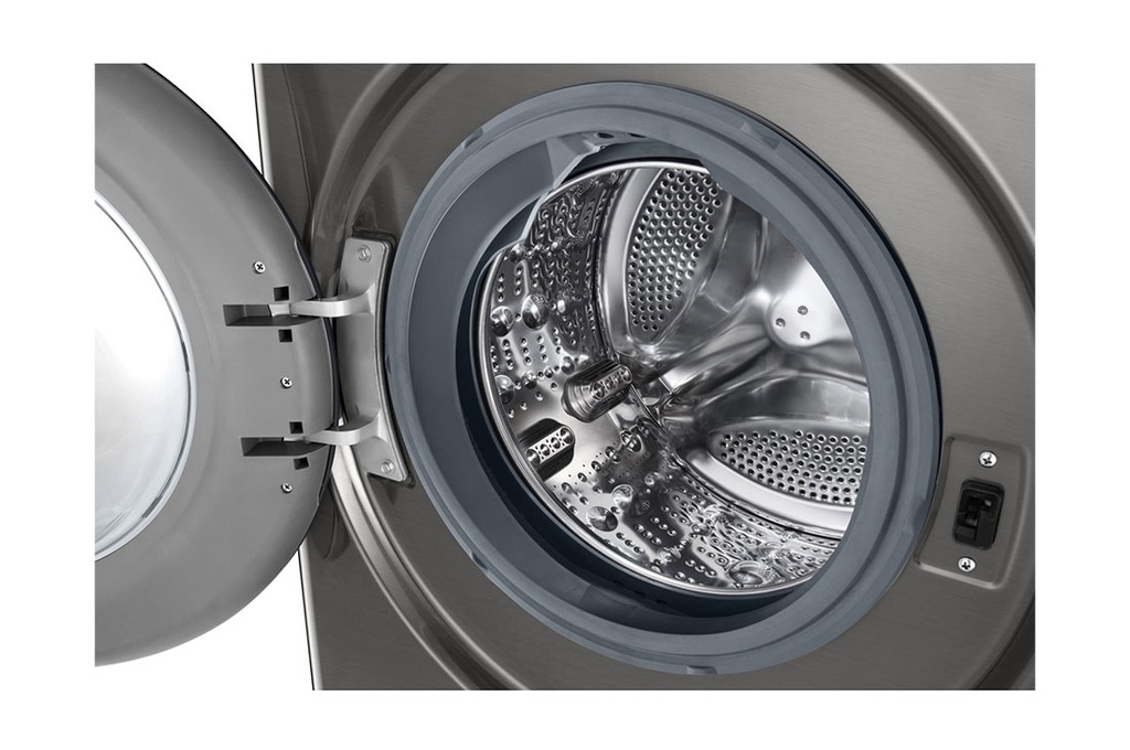 غسالة ملابس انفرتر ال جي فيفاتشي، تحميل أمامي، 11 كجم، فضي - F4Y9EWG2PV