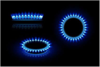 بوتاجاز غاز من تكنو فاير  اسود 60 × 80 سطح ستانلس ستيل 5 شعلات TF-15-BBCF