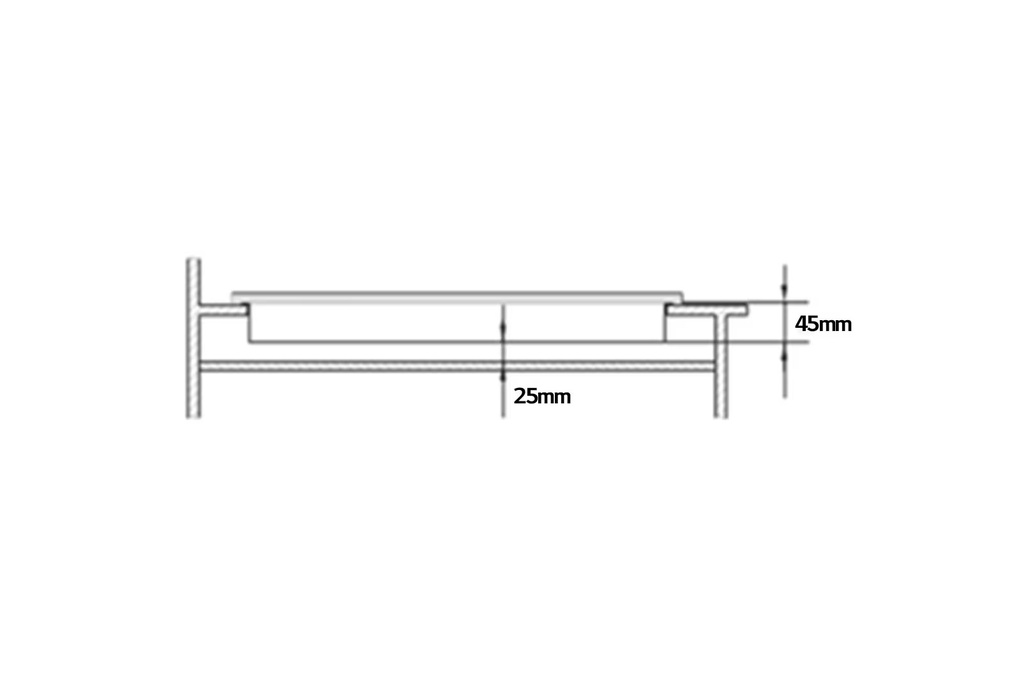 بوتجاز بلت ان مسطح غاز ال جي، 4 شعلة، 60 سم، فضي - HU641BBG.CSTZEEC