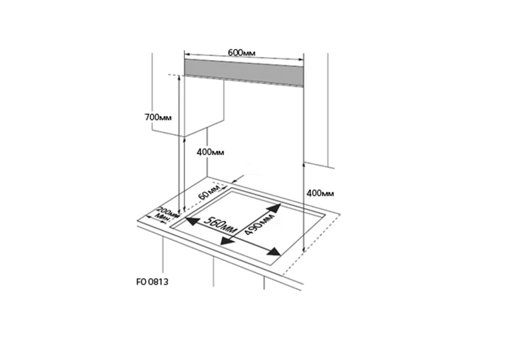 بوتجاز بلت ان مسطح غاز ال جي، 4 شعلة، 60 سم، فضي - HU641BBG.CSTZEEC