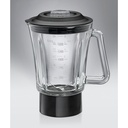 خلاط بلاك + ديكر بملحقاته، سعة 1.5 لتر، بقوة 600 وات، اسود - BGG600-B9