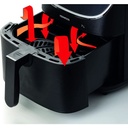 اير فراير كينوود، بقوة 1800 وات، سعة 7 لتر، اسود - HFP80.000BK