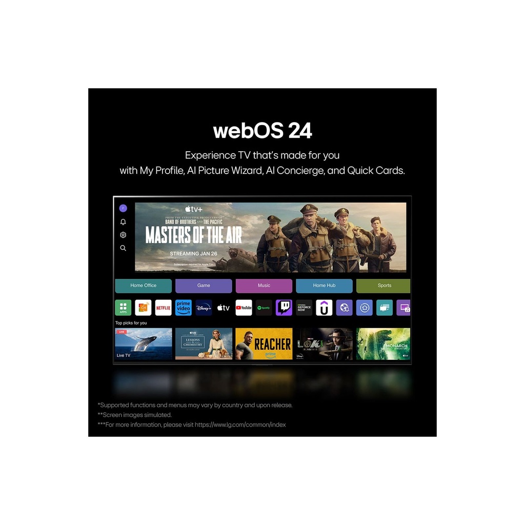 شاشة تلفزيون ال جي 75 بوصة سمارت QNED، بدقة 4K UHD، بريسيفر داخلي - 75QNED86T6A