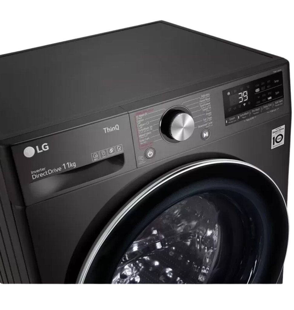 غساله ال جي 11ك انفرتر فيفاتشي اسود F4Y9EWG2ZV