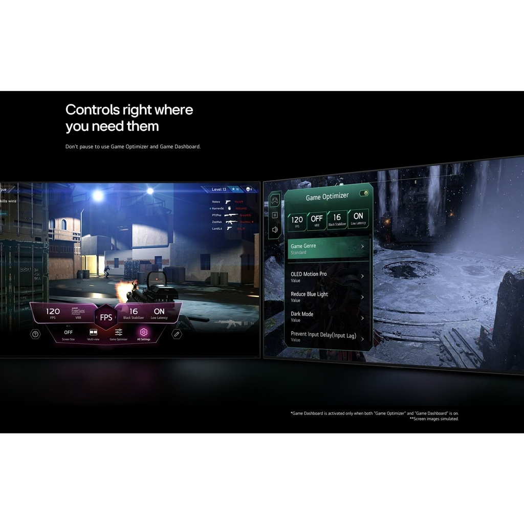 شاشة تلفزيون ال جي 55 بوصة سمارت OLED ايفو، بدقة 4K UHD، بريسيفر داخلي - OLED55CS4VA