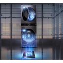 غسالة ملابس اوتوماتيك ال جي ووش تاور تحميل امامي، 21 كجم، موتور انفرتر، اسود - FWT2116BS