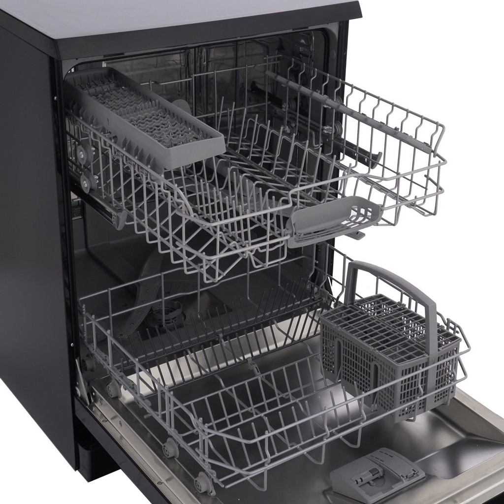 غسالة اطباق بوش سيريز 2، سعة 12 فرد، اسود - SMS25AB00V