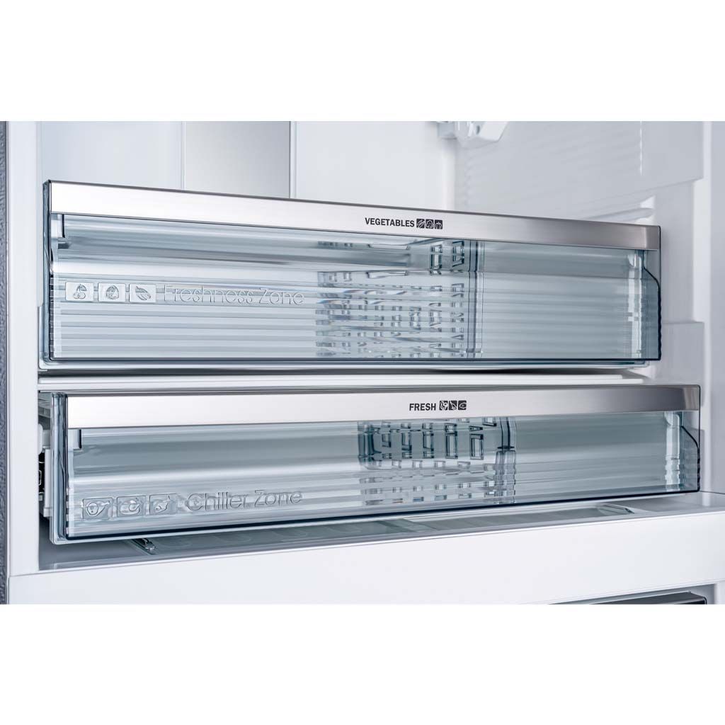 ثلاجة شارب انفرتر فريزر سفلي 558 لتر سيلفر SJ-GV73J-SL