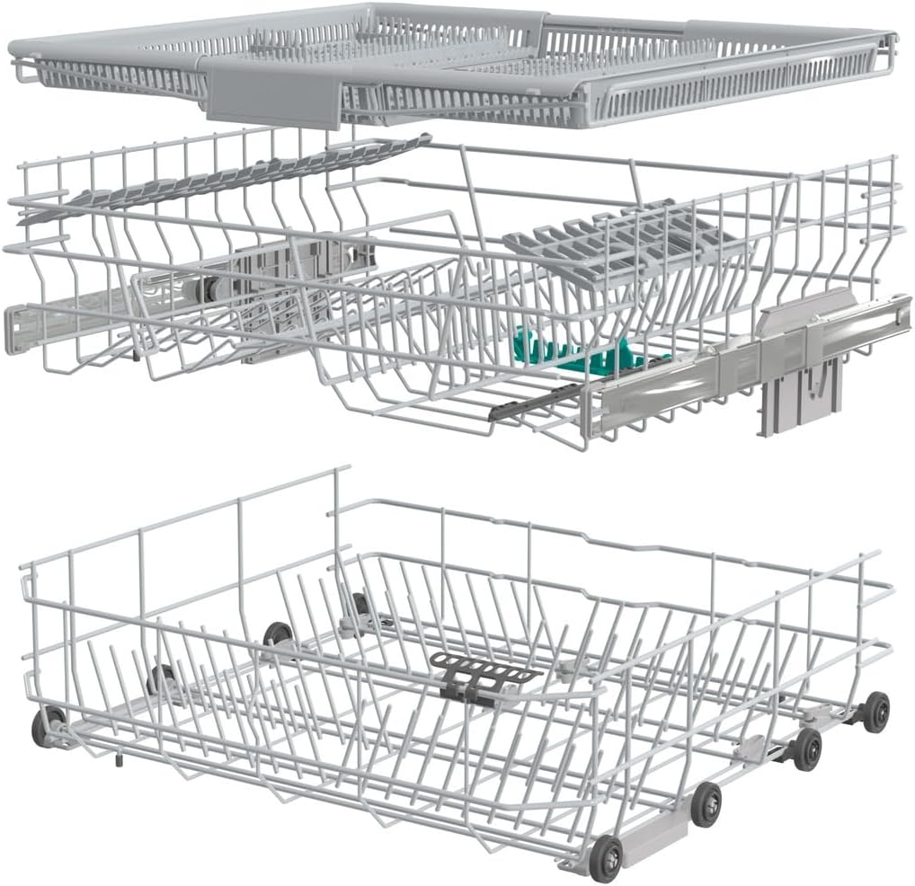 غورينجي غسالة صحون 16 شخص، 6 برامج، 60 سم فضي، تحكم باللمس، GS643D60X