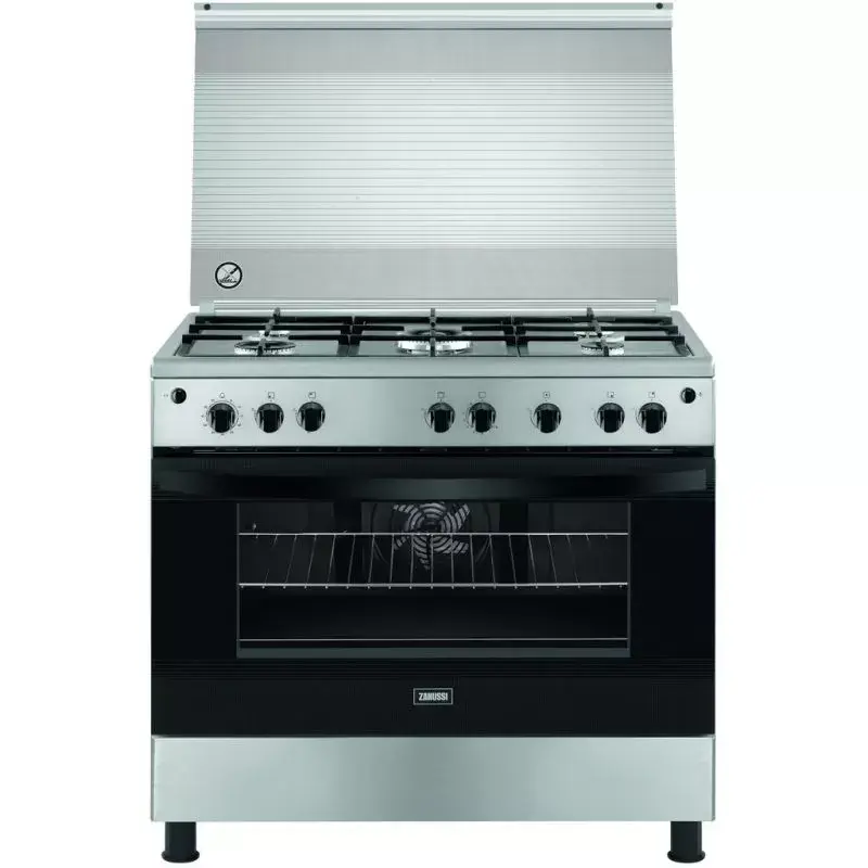 zanussi-steel-plus-freestanding-gas-cooker-90-60-cm-5-burners-with-fan-safety-zcg922a6xa.webp