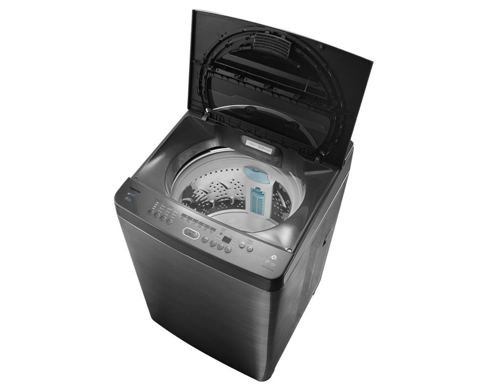 غسالة توشيبا اوتوماتيك 10ك شكل جديد-سلفر