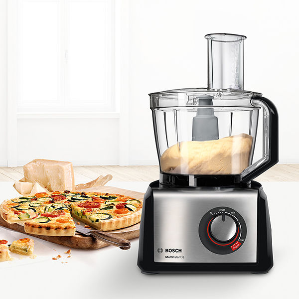 محضر طعام بوش مالتي تالنت 8، 1250 وات، اسود وستانلس ستيل - MC812M844