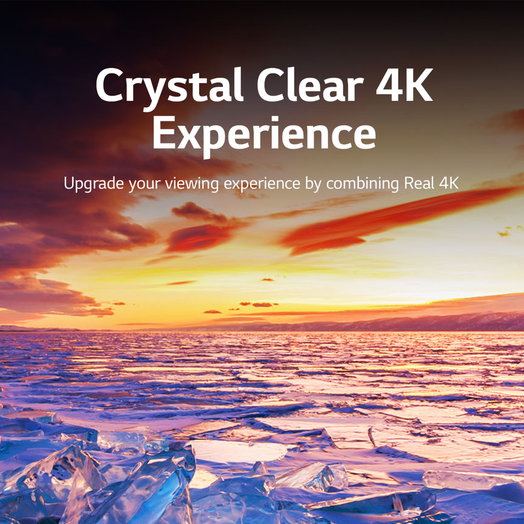 تلفزيون فائق الوضوح (UHD) من إل جي بدقة 4K مقاس 55 بوصة من السلسلة UQ7500، مع HDR (النطاق الديناميكي العالي) النشط 4K لتصميمات شاشة السينما وتقنية AI ThinQ للتلفزيون الذكي بنظام التشغيل WebOS