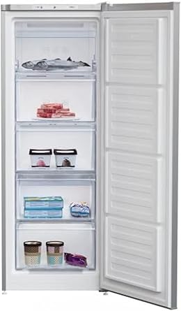 فريزر عمودي بخاصية منع تكون الثلج (نوفروست) 5 ادراج سعة صافية 168 لتر مع تحكم الكتروني من بيكو، RFNM200E20S