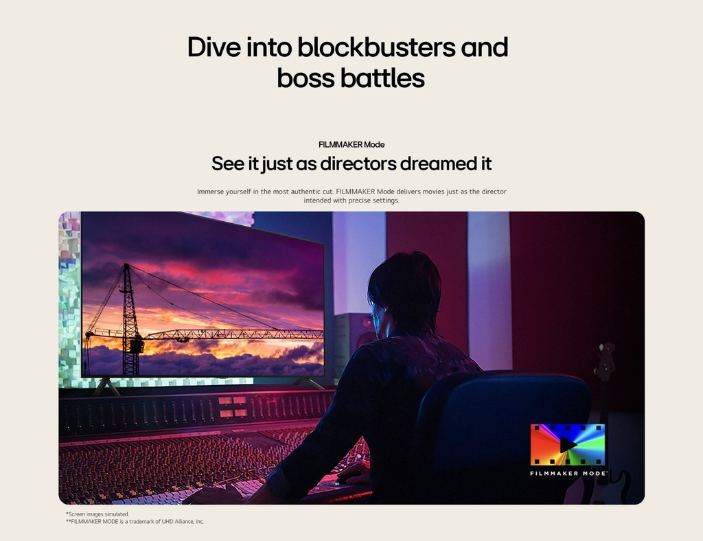 شاشة ال جي 65 بوصة سمارت LED، بدقة 4K UHD، بريسيفر داخلي - 65UT80006LA