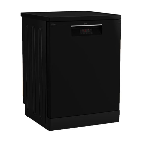 غسالة أطباق بيكو 14 فرد 5 برامج تركي أسود - BDFN15420B 