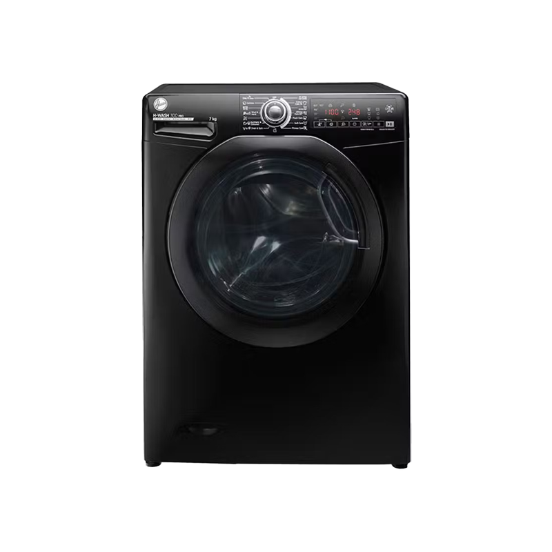 Hoover washing machine, fully automatic, 7 kg, inverter motor, black, H3WS17TMF3B-ELA
