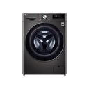 LG F4R5VGG2E Steam Washing Machine with Dryer, 9 kg - Black Steel