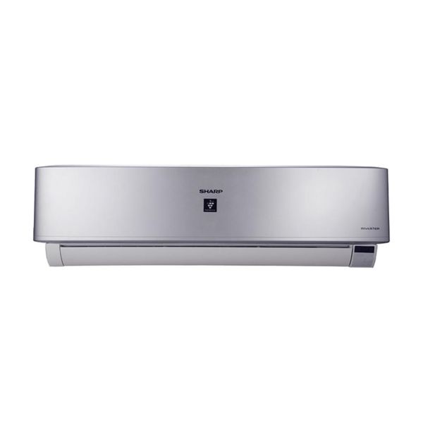 Sharp split air conditioner, 3 HP, cold, digital inverter, plasma cluster, silver, AH-XP24UHE