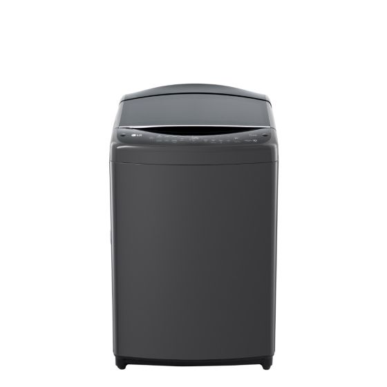 LG Top Loading Washing Machine, AED Motor, Turbo Drum, 6 Motions, 19 Kg - Medium Black - T19H3SDHT2