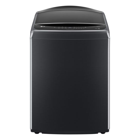 LG washing machine, 23kg, top load, technology, direct drive motor, artificial intelligence and turbo, wash 39 minutes