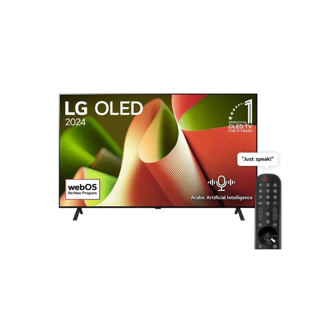 تلفزيون ال جي 55 بوصة سمارت OLED، بدقة 4K UHD، بريسيفر داخلي - OLED55B46LA