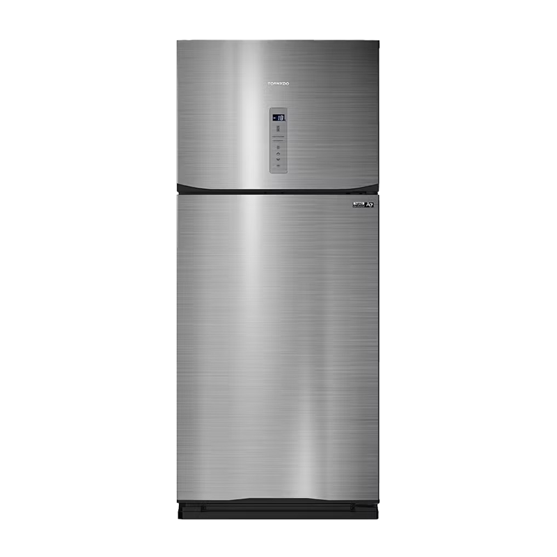 TORNADO Refrigerator Digital No Frost 450 Liter Dark Stainless RF-580AT-DST