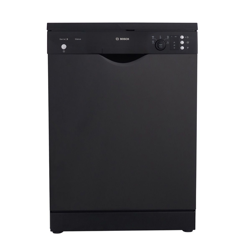 Bosch Series 2 Freestanding Dishwasher, 12 Persons, Black - SMS25AB00V 