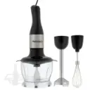 media-tech Media tech mt-hb14 5 in 1 stainless steel hand blender with chopper, 700 watt
