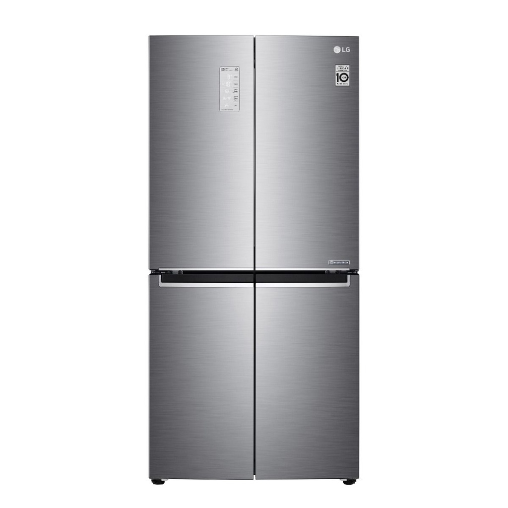 LG No Frost Refrigerator, 530 Litre, with Inverter Motor , Silver - GC-B22FTLFL