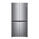 LG No Frost Refrigerator, 530 Litre, with Inverter Motor , Silver - GC-B22FTLFL