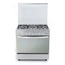 بوتاجاز وايت بوينت 90*60 5 شعلة غاز - امان كامل -استانلس وباب فرن مراية WPGC9060XTOCFSDAM