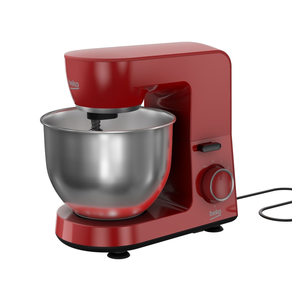 Beko 1500W 5L Red Turkish Stand Mixer MM 5371