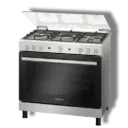 Bosch Series 2 Gas Cooker, 5 Burners, 90cm, Stainless Steel - HGV1F8Y50S