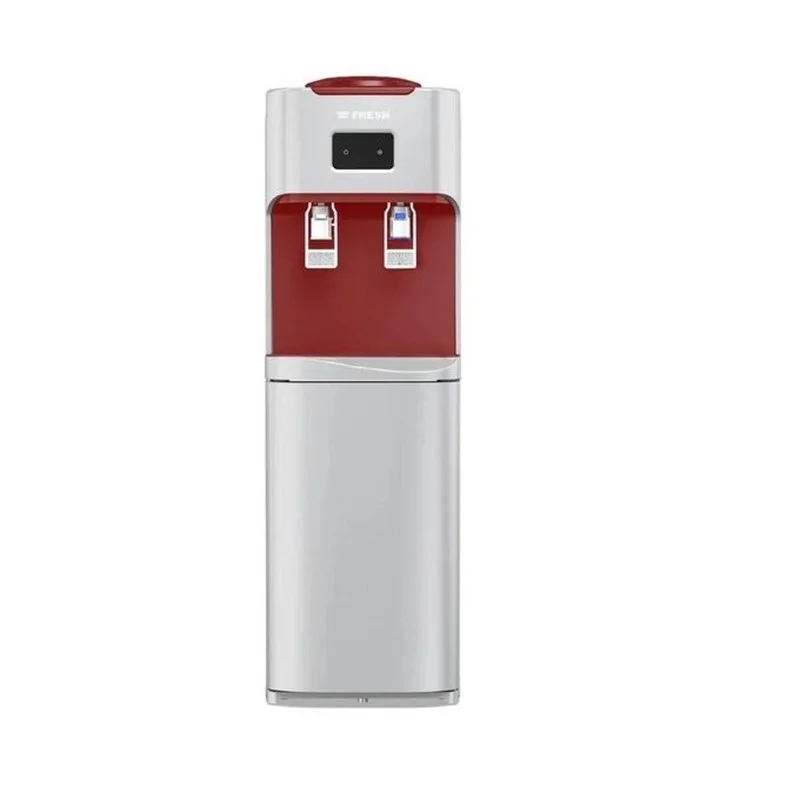 Fresh 2-Tap Water Dispenser, White/Burgundy, Cooling Only, New FW-17VFWR2