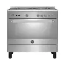 La Germania 90 x 60 Gas Cooker - 5 Burners, Stainless Steel 9H10GLA1X4AWW