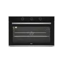 Beko Built-in Gas Oven 90cm – Gas Safety, Cooling Fan, Cooking Fan, Built-in Electronic Ignition, Black, Grill with Closed Door BBWHT12106BS