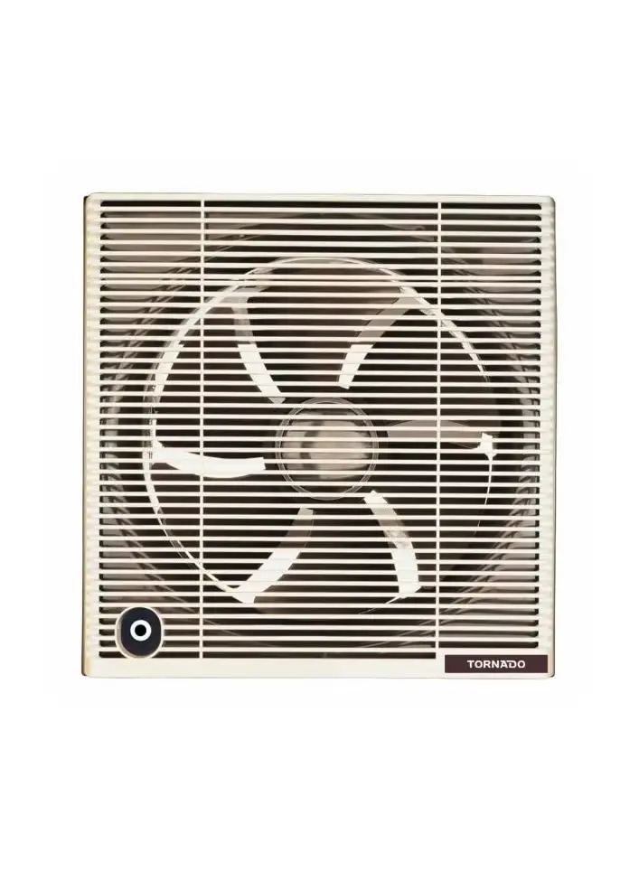 Tornado 30cm Bathroom Extractor Fan with Protective and Privacy Mesh, Creamy TVS-30CM