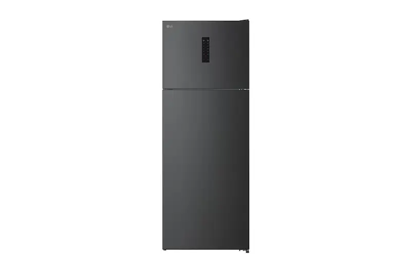 LG Top Freezer Refrigerator, 450 Liters, Black, GTF452SSAN
