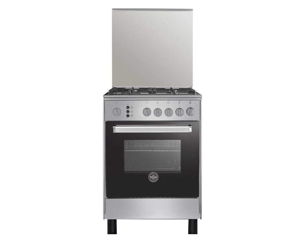 بوتاجاز لاجيرمانيا 60 × 60 - 4 شعلة غاز استانلس × أسود 6C40GRB1X4AWW